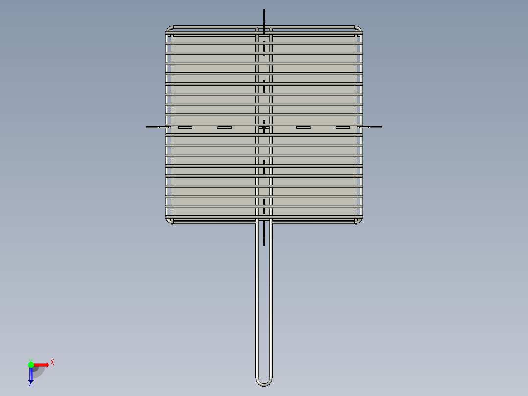 “平板包装”设计烧烤俯视图