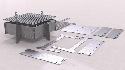“平板包装”设计烧烤缩略图