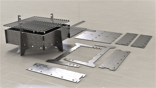 “平板包装”设计烧烤缩略图