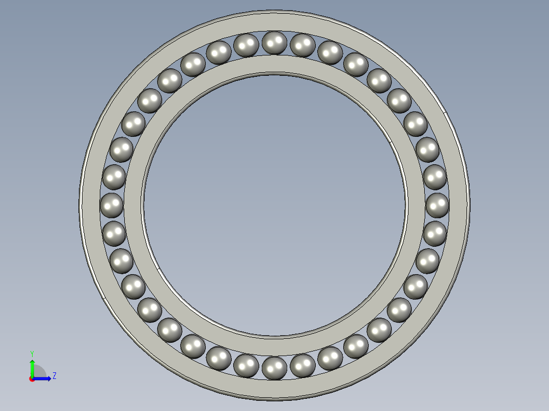 深沟球轴承6080左视图