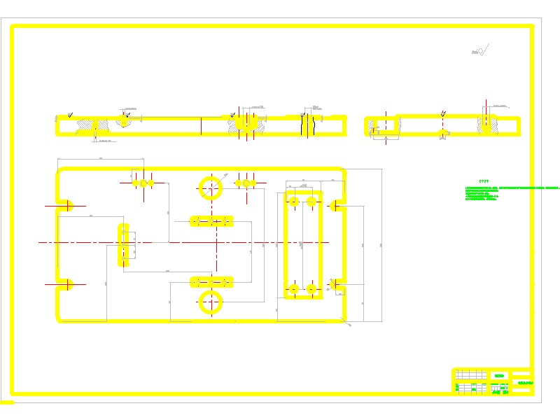 2G030--机床中拖板机械加工工艺及夹具设计