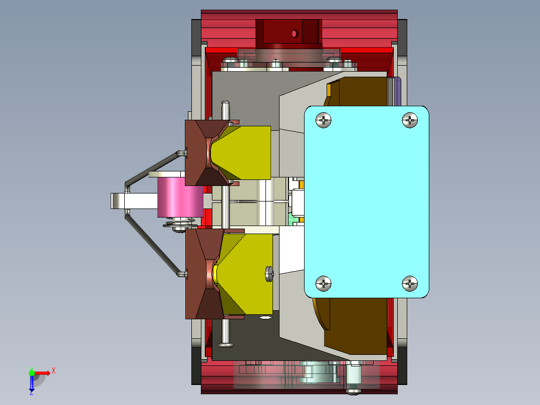 手提式施肥播种机俯视图