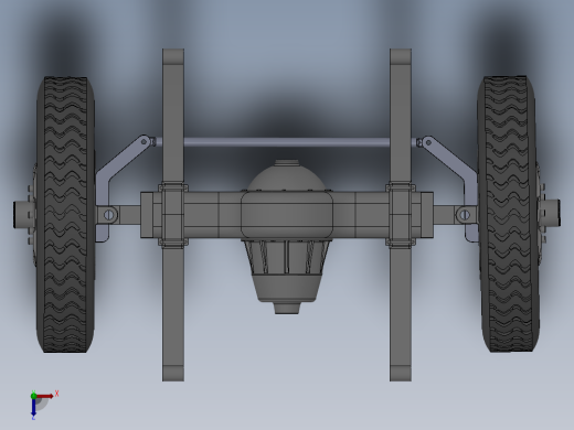 转向桥驱动桥俯视缩略图