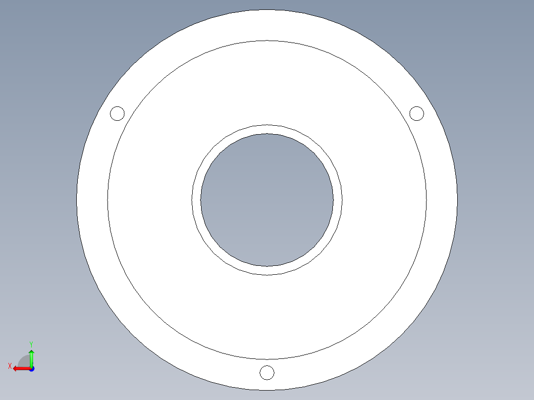 基恩士CA-DRB4F_kc图纸模型后视图