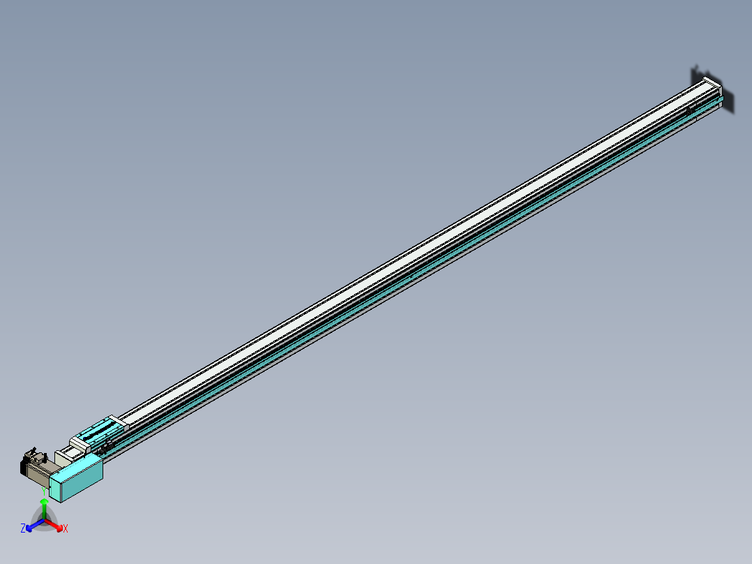 欧规系列-LB6A-L65-S2200-BL-ZP40-C3正等轴测图