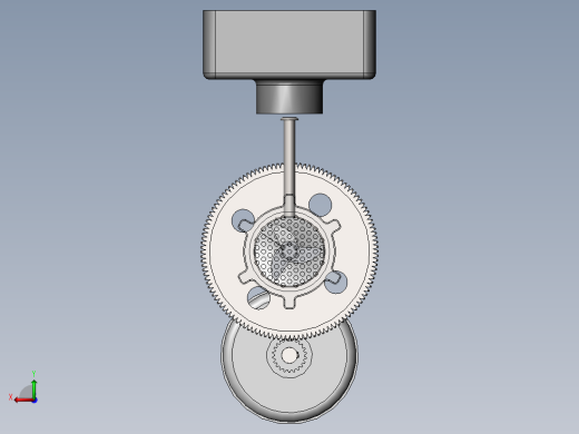 绞肉机模型后视缩略图