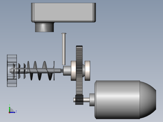 绞肉机模型左视缩略图