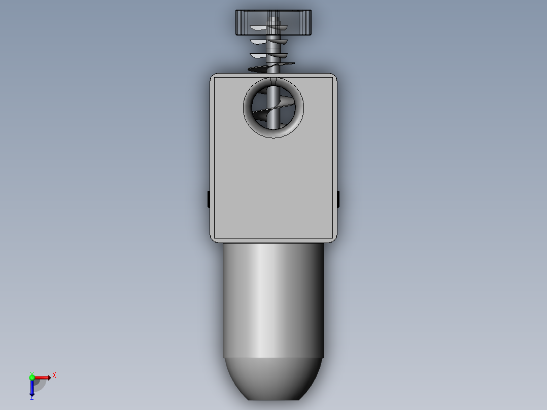 绞肉机模型俯视图