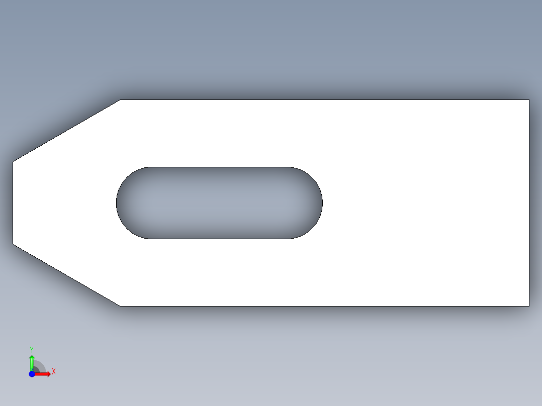 壓板2318(A)-3D多系列多零件图纸模型前视图