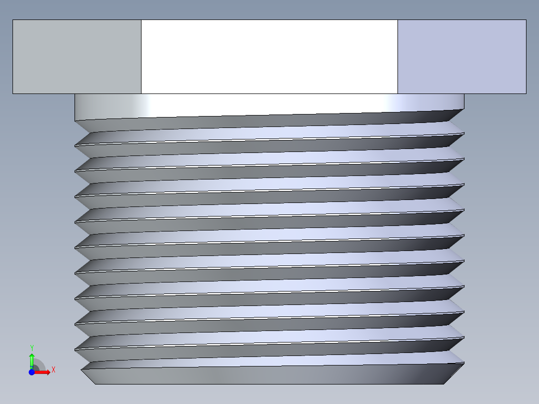 聚氯乙烯配件18-Sch80_ReducerBushing_MPTxFPT_839-130_1in x 0.5in前视图