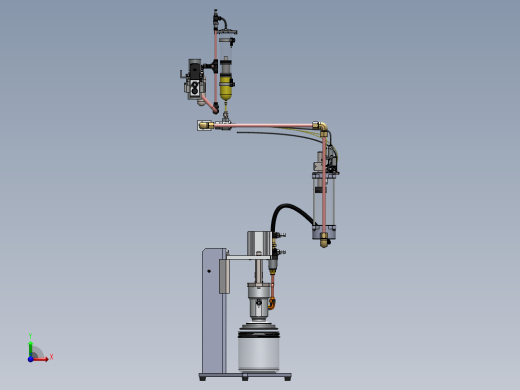 液压油泵管路前视缩略图