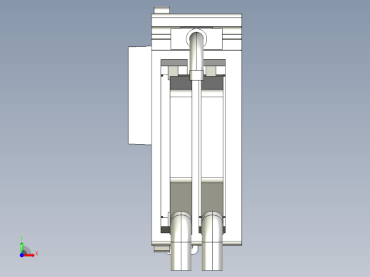 基恩士KV-H40S_H20G_kc图纸模型前视缩略图