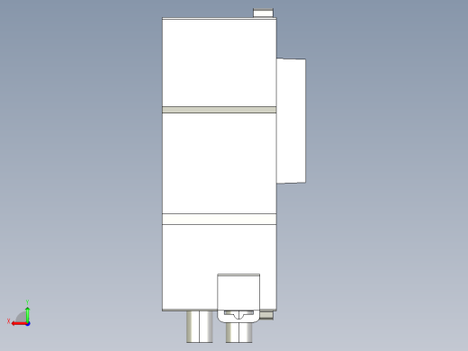 基恩士KV-H40S_H20G_kc图纸模型后视缩略图