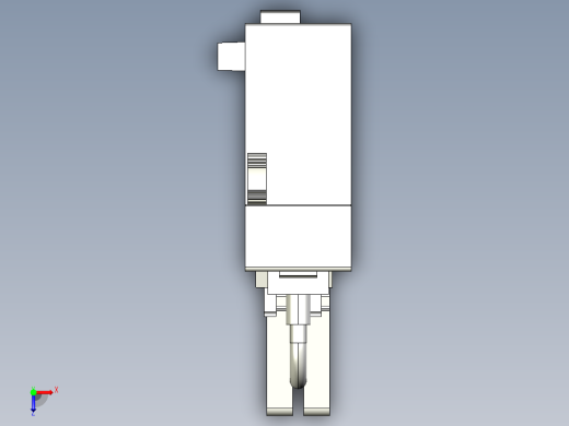 基恩士KV-H40S_H20G_kc图纸模型俯视缩略图