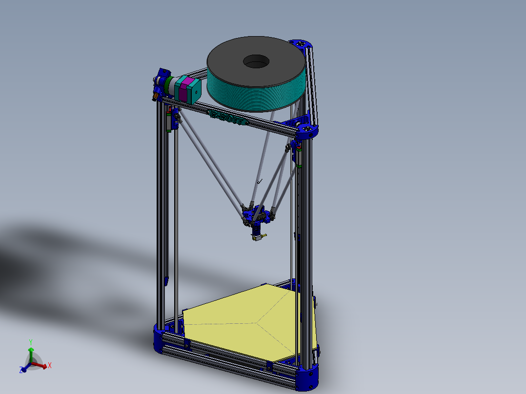 高智能化三角洲3D打印机