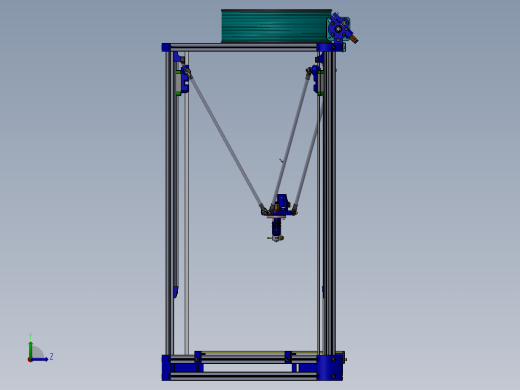 高智能化三角洲3D打印机左视缩略图