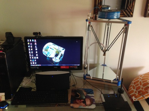 高智能化三角洲3D打印机缩略图