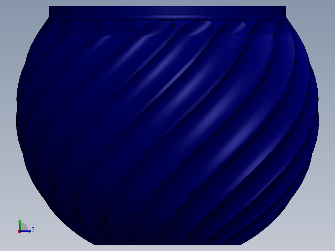 sequence-pot-花瓶模型左视图