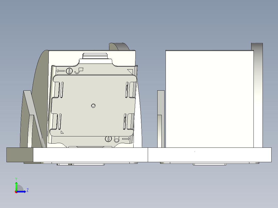 中央处理器插座LGA2011窄ILM左视图