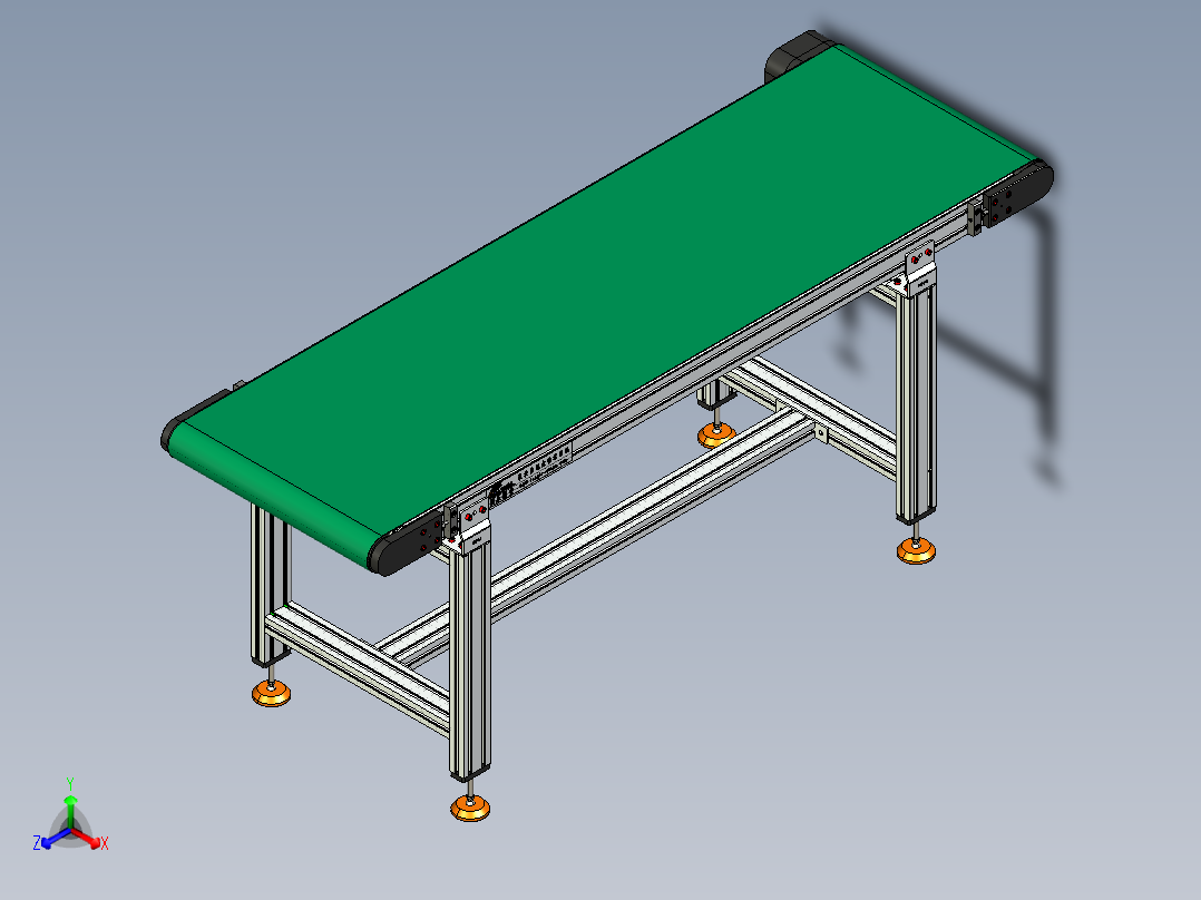 LE-XC4080-左边驱动重载皮带线-负载200kg