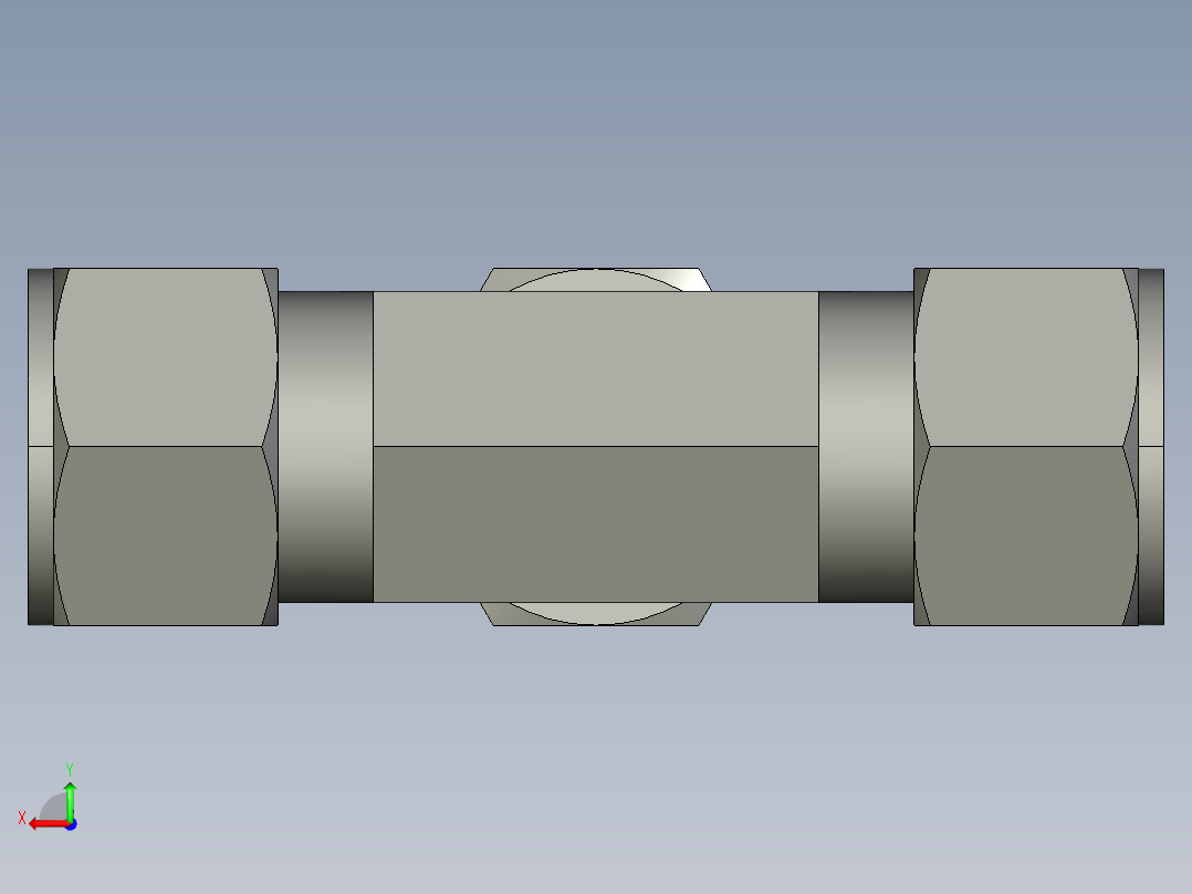 卡套式工业通用硬管接头16_jbu-s后视图