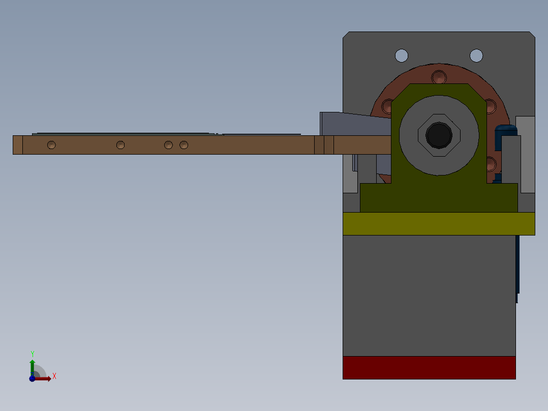 太阳能式宇宙遨游小飞艇前视图