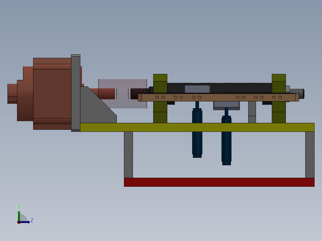太阳能式宇宙遨游小飞艇左视图