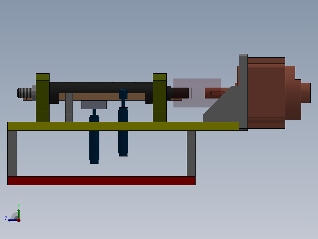 太阳能式宇宙遨游小飞艇右视图