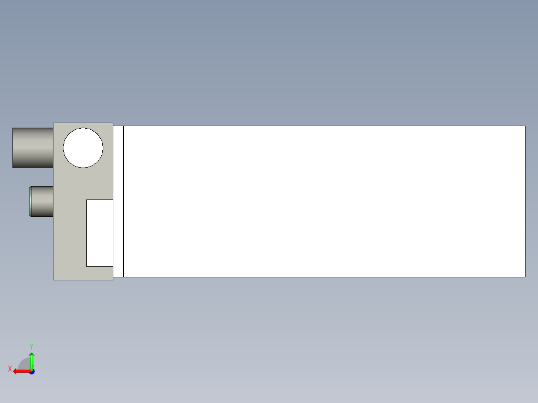 德克斯TUNKERS气缸数模SZK_63_B_T12_TUENKERS后视图