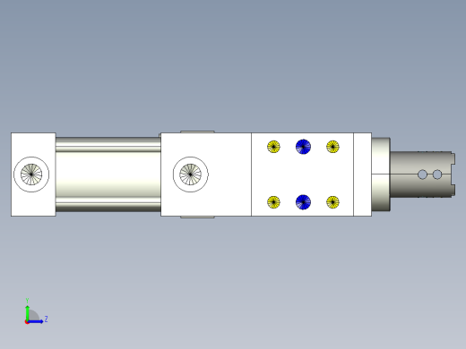 德克斯TUNKERS气缸数模SZK_63_B_T12_TUENKERS左视缩略图