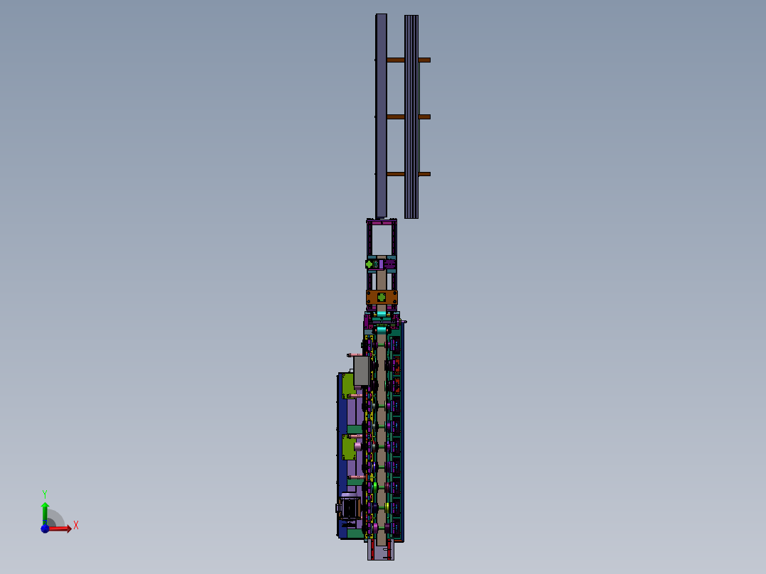 石膏板辊成型机sw20前视图