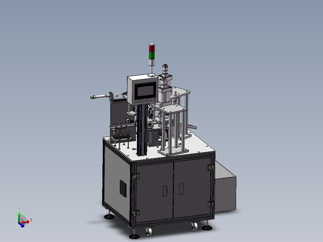 插头破坏回收机（sw14可编辑+工程图）