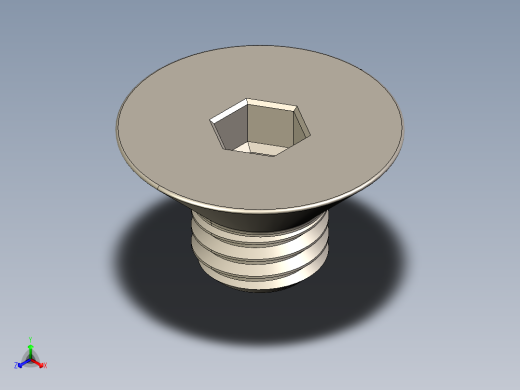 Screw_ISO_10642_M10x12_A2.STEP正等轴测缩略图