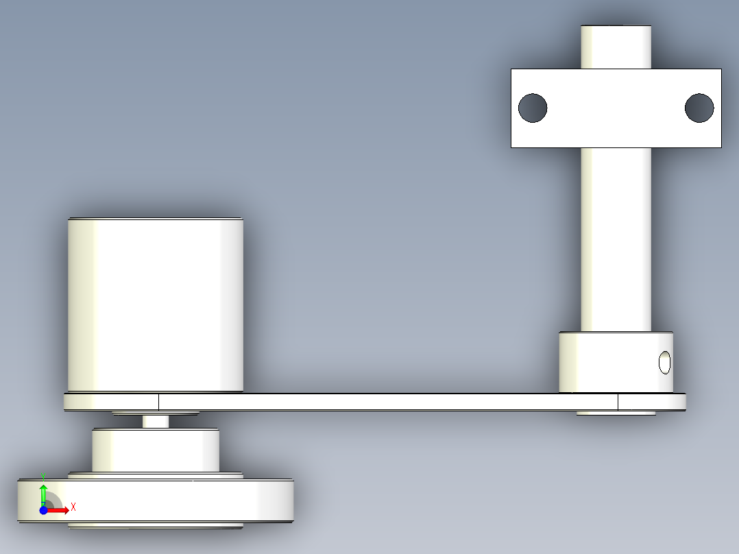 编码器组件前视图