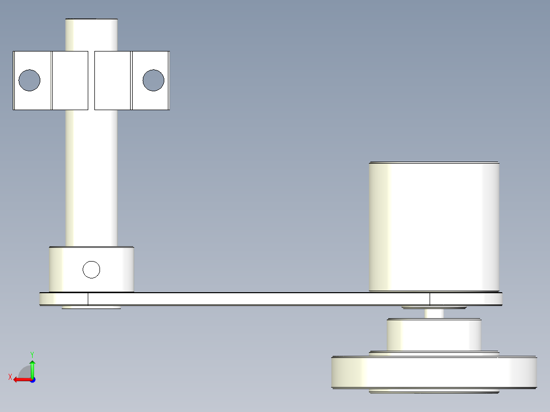 编码器组件后视图