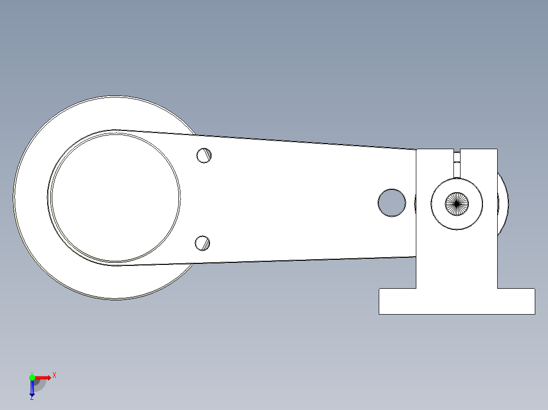 编码器组件俯视图