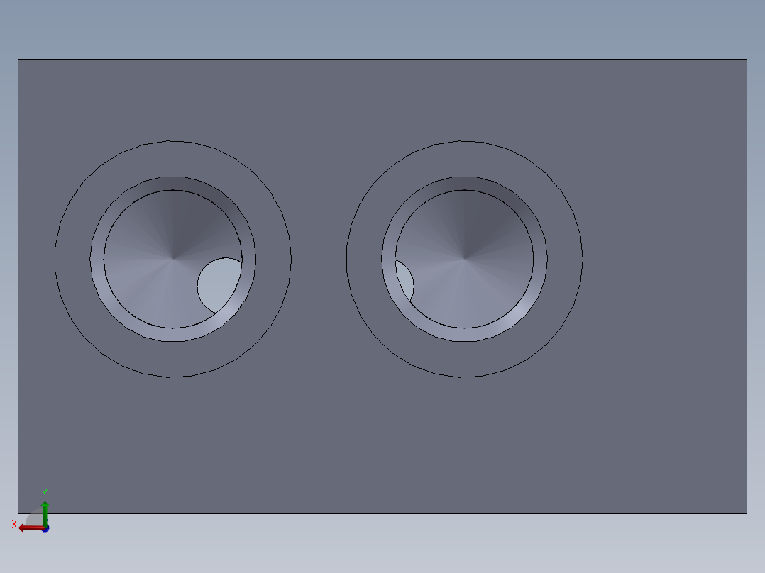 定制液压块后视图