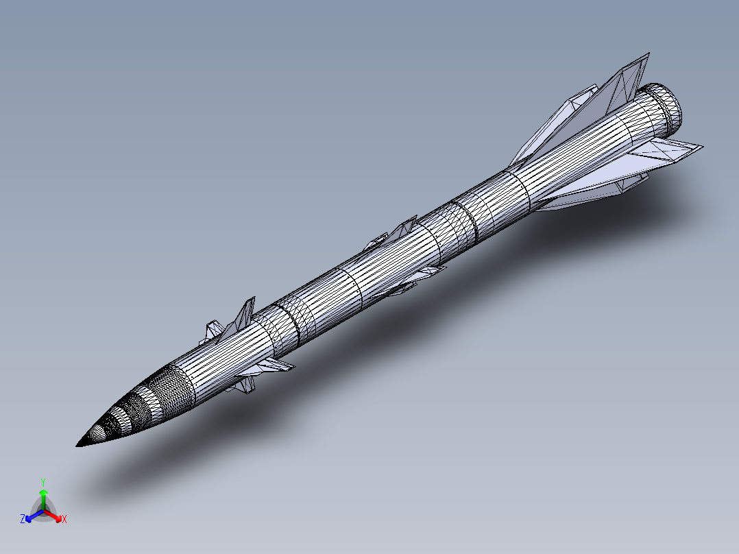 火箭(34)正等轴测图