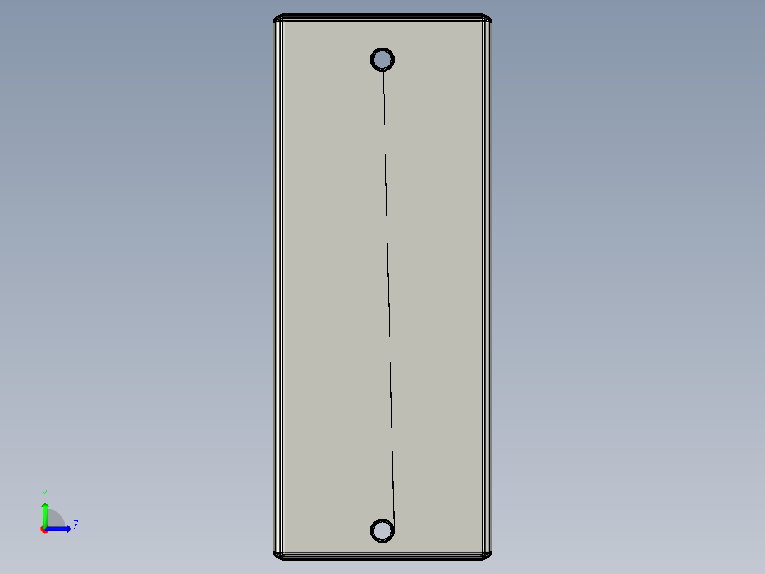 增强现实设备壁挂支架左视图
