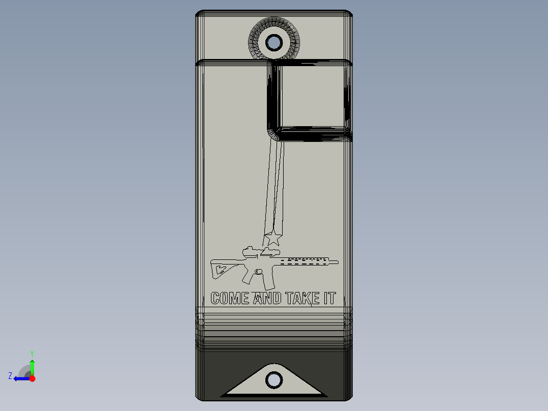 增强现实设备壁挂支架右视图