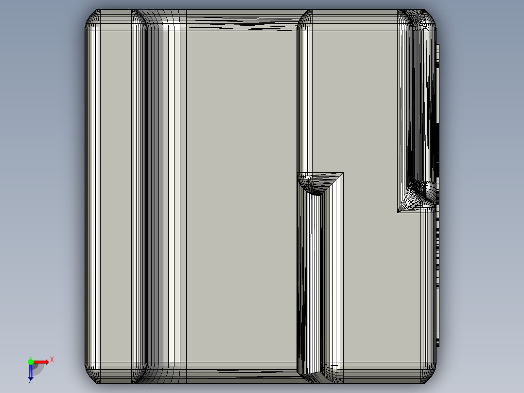 增强现实设备壁挂支架俯视图
