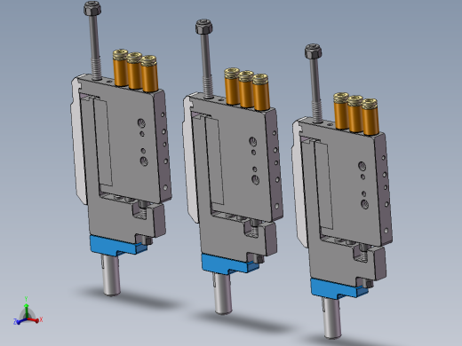 3款XD7.706B精密滑台刀片气缸