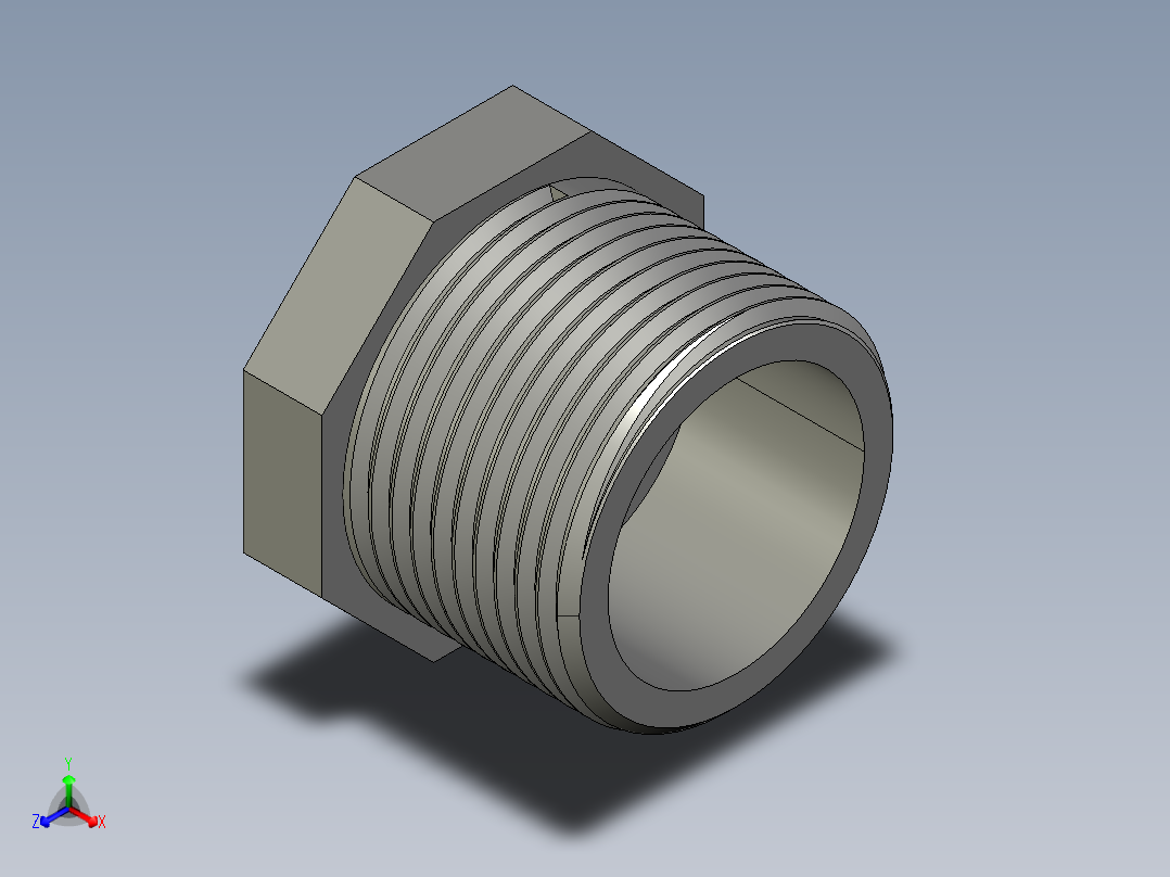 螺纹管转接头-内外丝异径 DN20-DN8