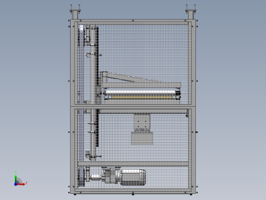 一款升降转移输送机前视缩略图