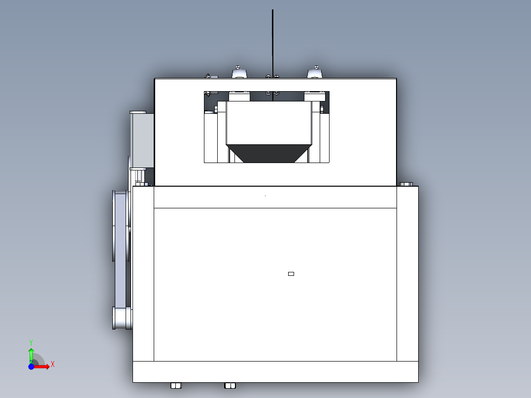自动杀鱼机前视图