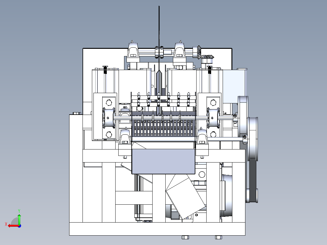 自动杀鱼机后视图