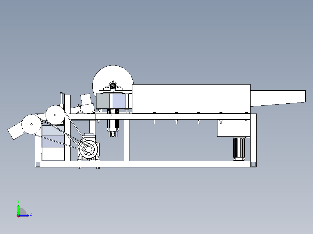 自动杀鱼机左视图