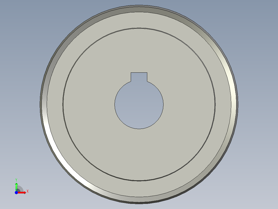 3GT-B同步带轮SSH60-3GT150-B-N15前视图