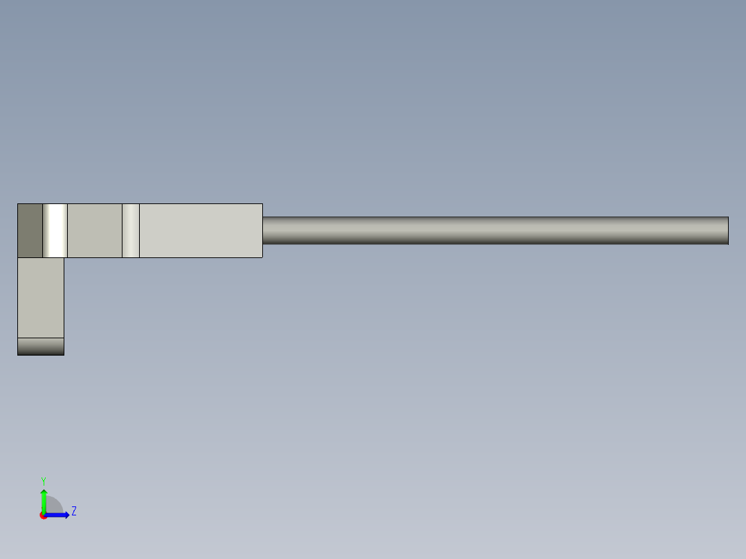 SX871A光电开关左视图