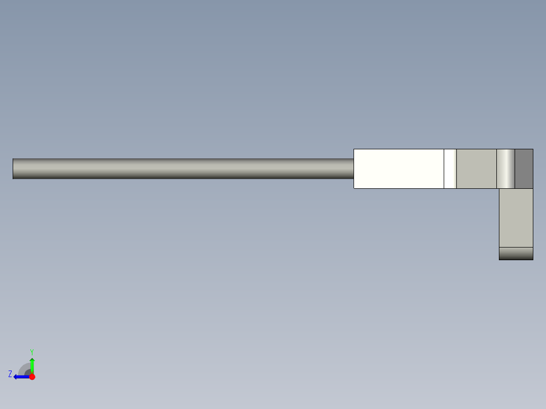 SX871A光电开关右视图